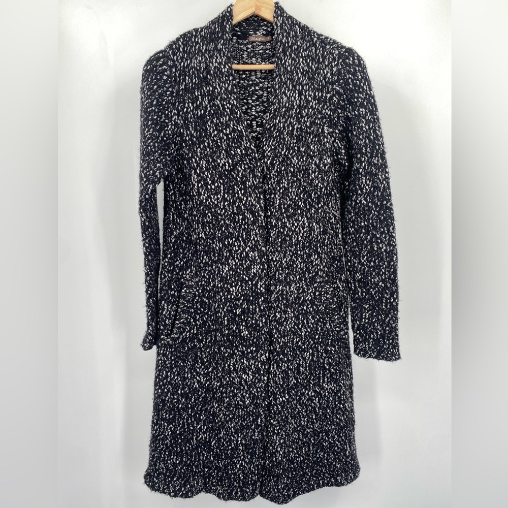 J. McLaughlin Extra Fine Merino Wool/Cotton Mix Knit Cardigan Size‎ Small
